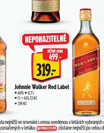 JOHHNIE WALKER RED LABEL