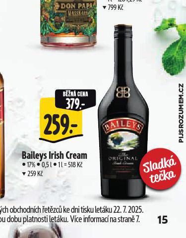 BAILEYS IRISH CREAM