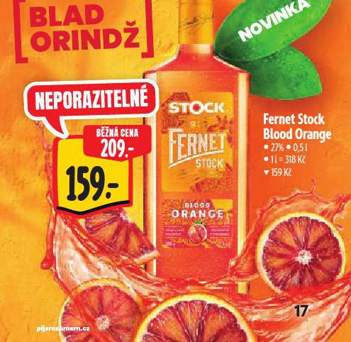 FERNET STOCK BLOOD ORANGE 27%