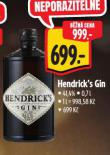 HENDRICKS GIN