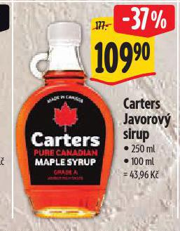 CARTERS JAVOROV SIRUP