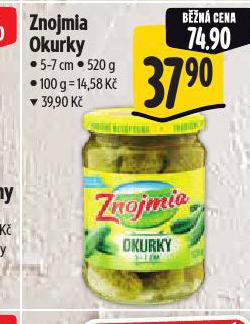 ZNOJMIA OKURKY