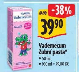 VADEMECUM ZUBN PASTA