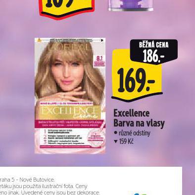 EXCELLENCE BARVA NA VLASY