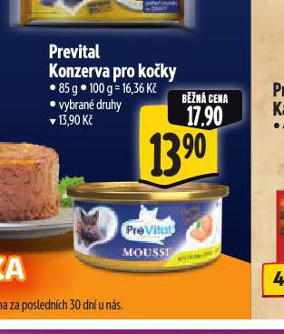 PREVITAL KONZERVA PRO KOKY