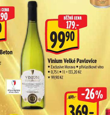 VINIUM VELK PAVLOVICE