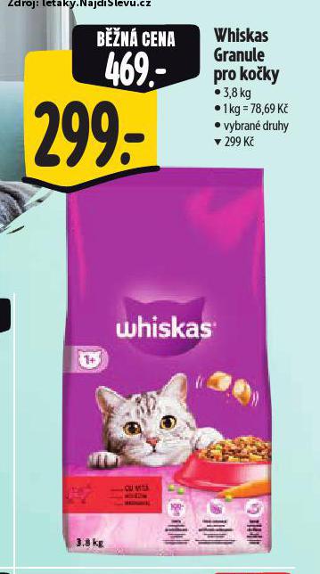 WHISKAS GRANULE PRO KOKY