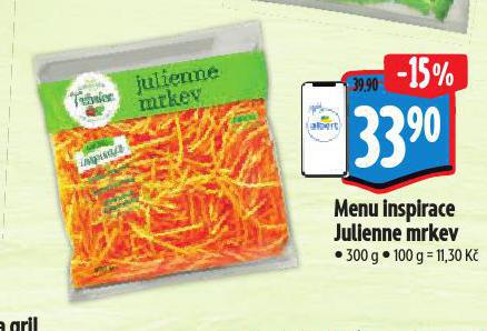 MENU INSPIRACE JULIENNE MRKEV
