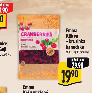 EMMA KLIKVA BRUSINKA KANADSK