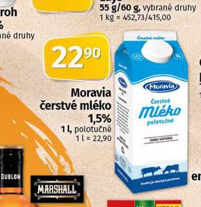 MORAVIA ERSTV MLKO