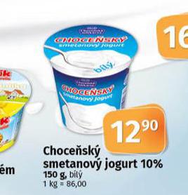 CHOCESK SMETANOV JOGURT
