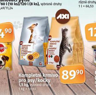 KOMPLETN KRMIVO PRO KOKY