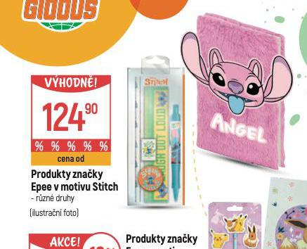 PRODUKTY ZNAKY EPEE V MOTIVU STITCH