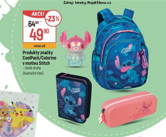 PRODUKTY ZNAKY COOLPACK/COLORINO V MOTIVU STITCH