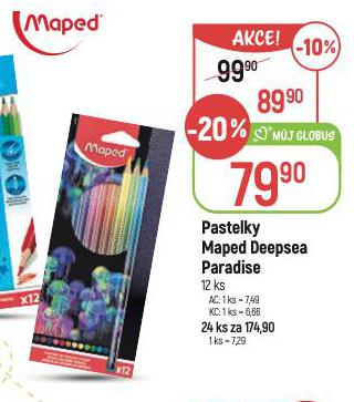 PASTELKY MAPED DEEPSEA PARADISE