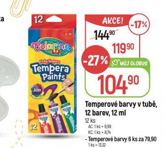 TEMPEROV BARVY V TUB