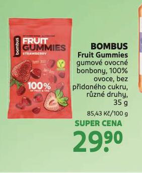 BOMBUS FRUIT GUMMIES OVOCN KOUSKY S MANGEM
