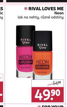 RIVAL LOVES ME NEON LAK NA NEHTY