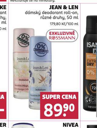 JEAN & LEN DMSK DEODORANT ROLL-ON