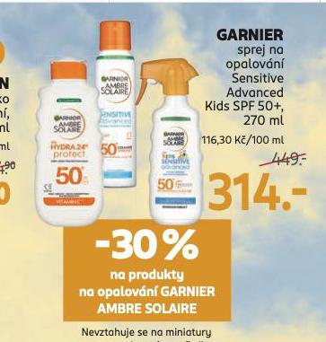 GARNIER SPREJ NA OPALOVN