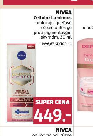 NIVEA CELLULAR LUMINOUS SRUM