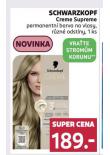 SCHWARZKOPF CREME SUPREME PERMANENTN BARVA NA VLASY