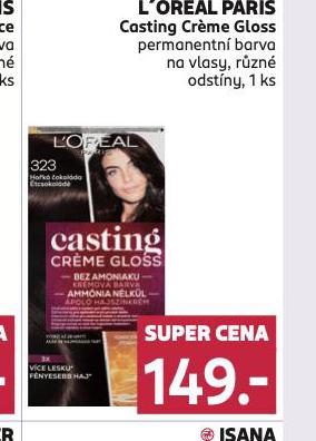 LOREAL PARIS CASTING CRME GLOSS PERMANENTN BARVA NA VLASY