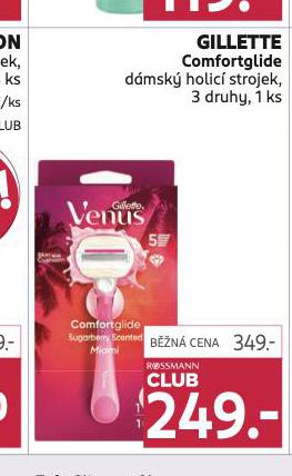 GILLETTE VENUS COMFORTGLIDE DMSK HOLIC STROJEK