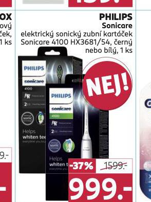PHILIPS SONICARE ELEKTRICK SONICK ZUBN KARTEK