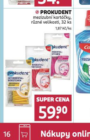 PROKUDENT MEZIZUBN KARTKY