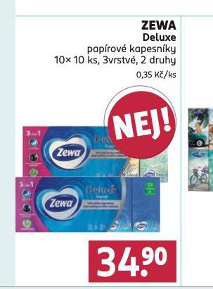 ZEWA DELUXE PAPROV KAPESNKY