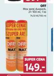OFF MAX SPREJ DUOPACK