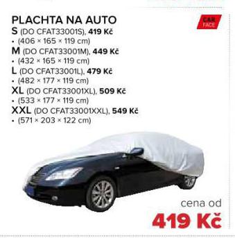 PLACHTA NA AUTO M