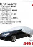 PLACHTA NA AUTO M