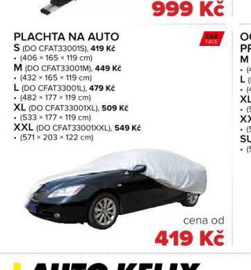 PLACHTA NA AUTO L