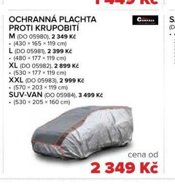 OCHRANN PLACHTA PROTI KRUPOBIT SUV-VAN