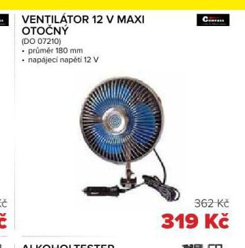 VENZILTOR 12 V MAXI OTON