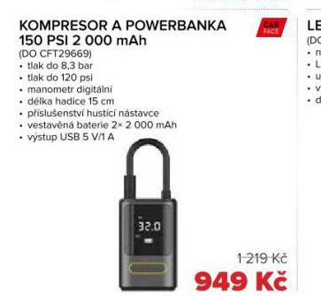 KOMPRESOR A POWERBANKA
