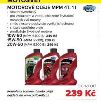 MOTOROV OLEJ 20W-50