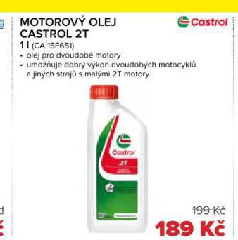 MOTOROV OLEJ CASTROL 2T