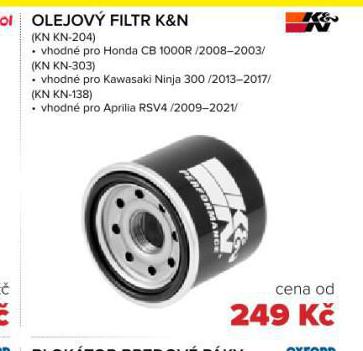 OLEJOV FILTR K&N