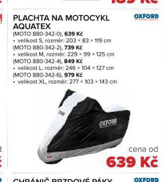 PLACHTA NA MOTOCYKL M