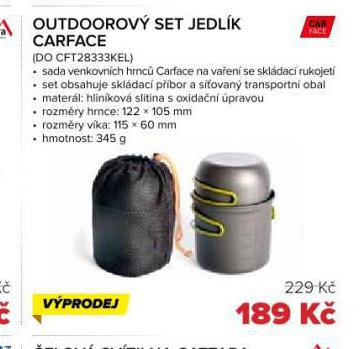 OUTDOOROV SET JEDLK CARFACE