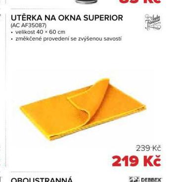 UTRKA NA OKNA SUPERIOR