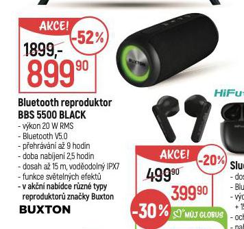 BLUETOOTH REPRODUKTOR BUXTON