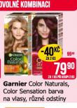 GARNIER COLOR NATURALS, COLOR SENSATION BARVA NA VLASY