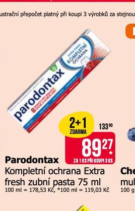 PARODONTAX KOMPLETN OCHRANA ZUBN PASTA