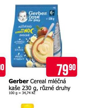 GERBER CEREAL MLN KAE