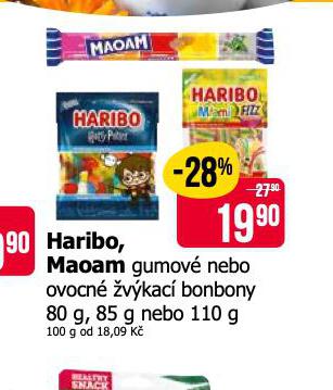 HARIBO, MAOAM BONBONY