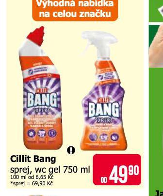 CILLIT BANG SPREJ, WC GEL